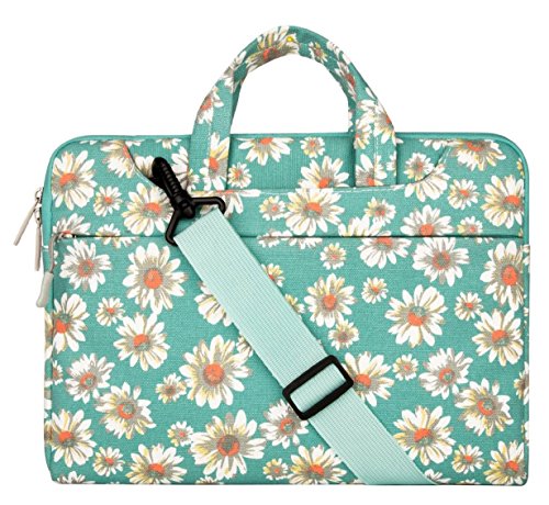 Briefcase Messenger Shoulder Bag for Men Women Laptop Bag Butterflies Design 15-15.4 Inch Laptop Case College Students Business People Office Wor 